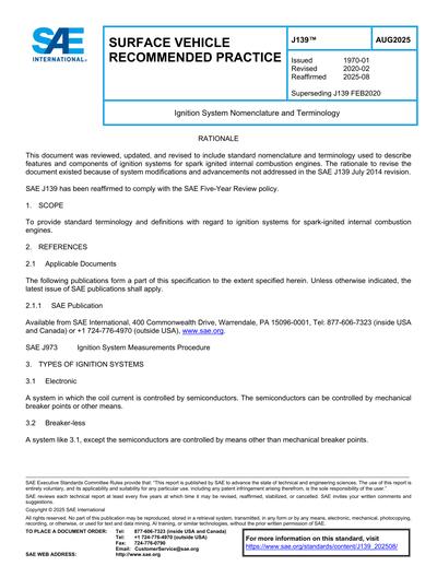 Standards PDF Cover Page