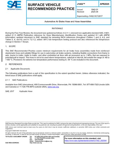 Standards PDF Cover Page