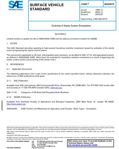 Standards PDF Cover Page