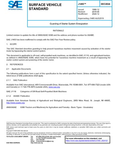 Standards PDF Cover Page