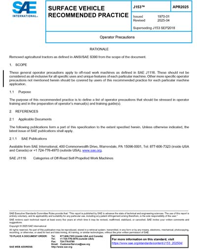 Standards PDF Cover Page