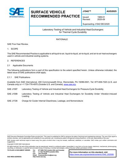Standards PDF Cover Page