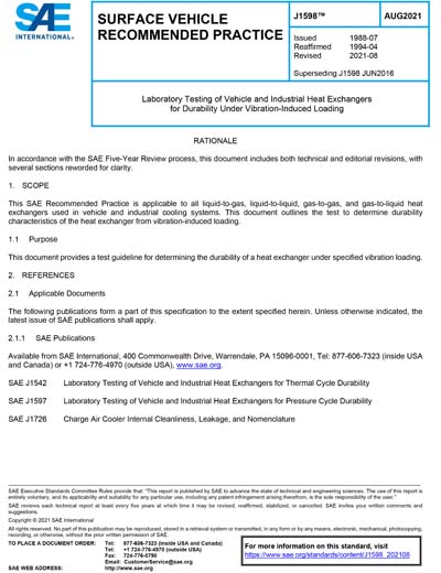 Standards PDF Cover Page