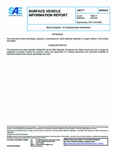 Standards PDF Cover Page