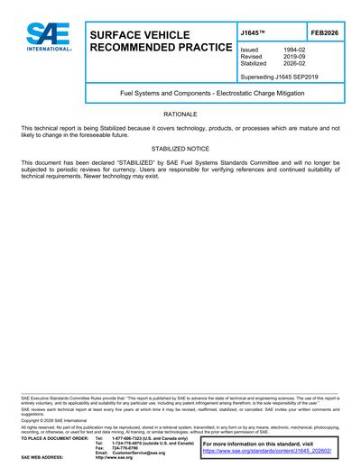 Standards PDF Cover Page
