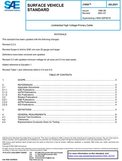 Standards PDF Cover Page