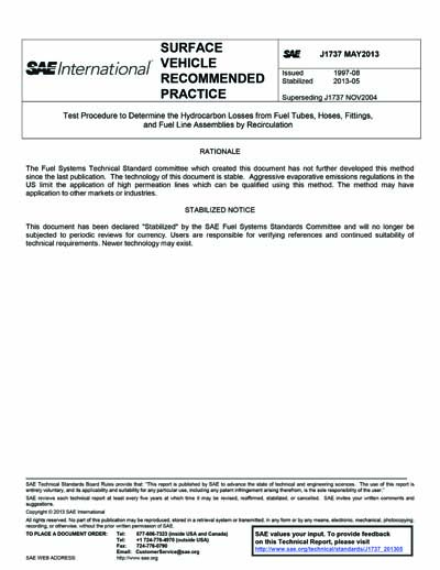Standards PDF Cover Page