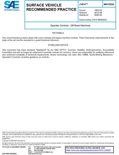 Standards PDF Cover Page