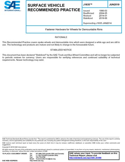 Standards PDF Cover Page