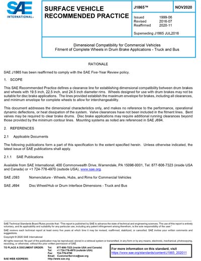 Standards PDF Cover Page