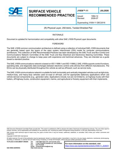 Standards PDF Cover Page