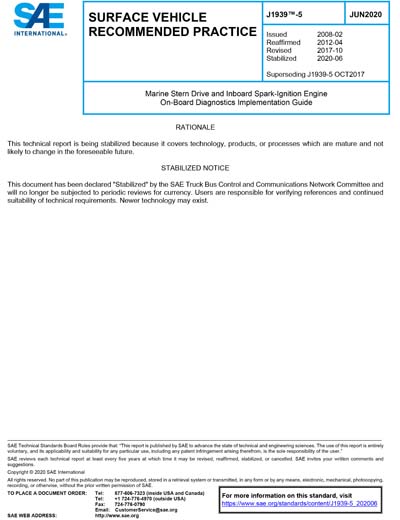 Standards PDF Cover Page