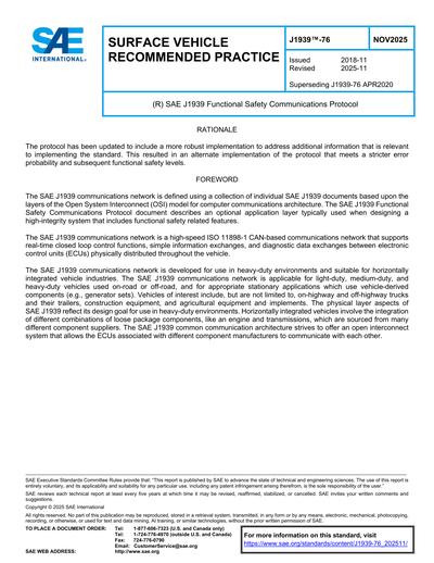 Standards PDF Cover Page