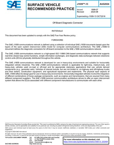 Standards PDF Cover Page