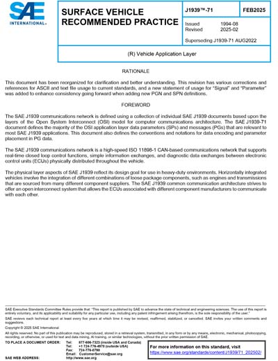 Standards PDF Cover Page
