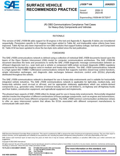 Standards PDF Cover Page