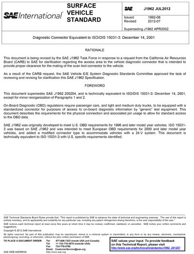 Standards PDF Cover Page