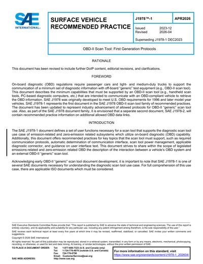 Standards PDF Cover Page