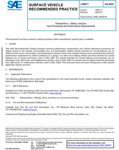 Standards PDF Cover Page