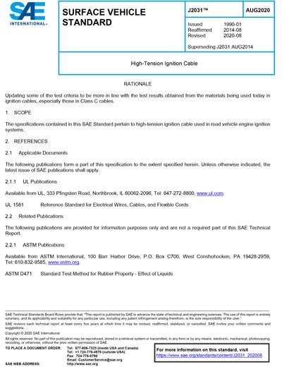 Standards PDF Cover Page