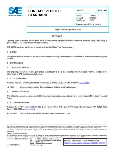 Standards PDF Cover Page