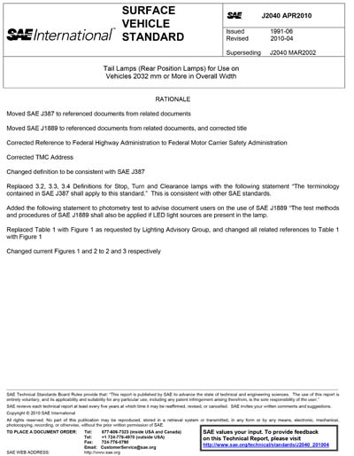 Standards PDF Cover Page