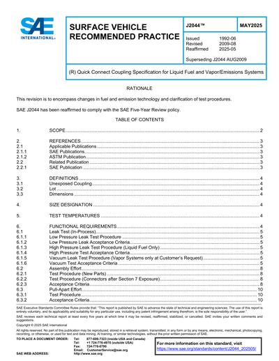 Standards PDF Cover Page