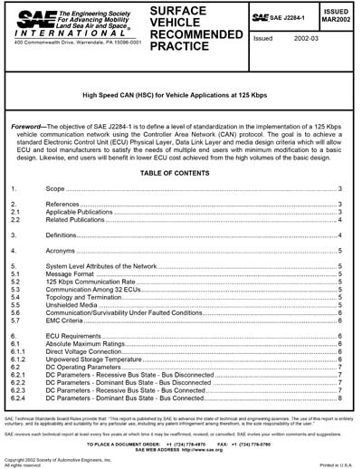 Standards PDF Cover Page