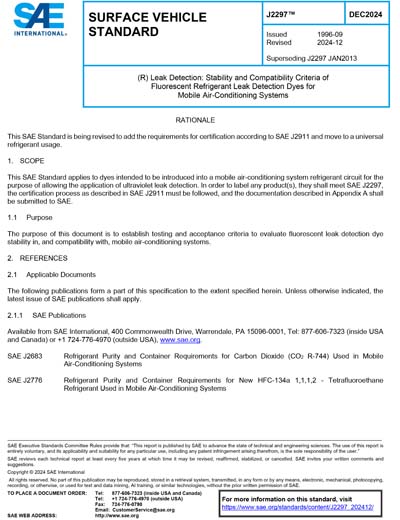 Standards PDF Cover Page