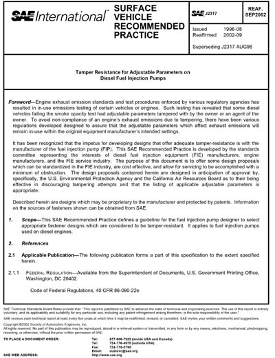 Standards PDF Cover Page