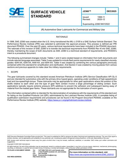 Standards PDF Cover Page