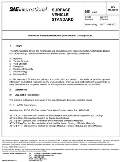 Standards PDF Cover Page