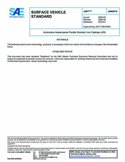 Standards PDF Cover Page