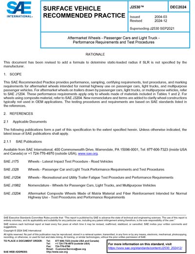 Standards PDF Cover Page
