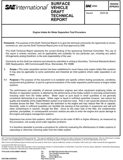 Standards PDF Cover Page