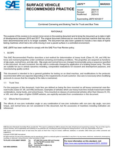 Standards PDF Cover Page