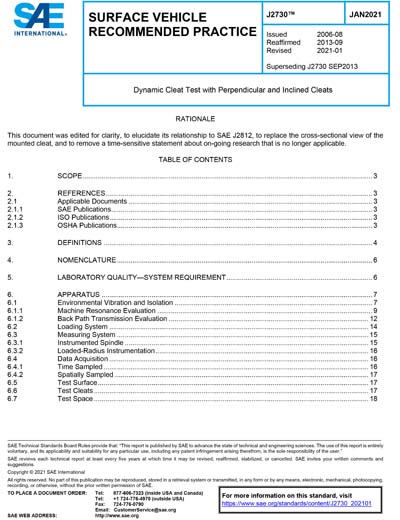 Standards PDF Cover Page