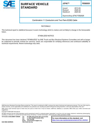 Standards PDF Cover Page