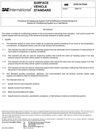 Standards PDF Cover Page