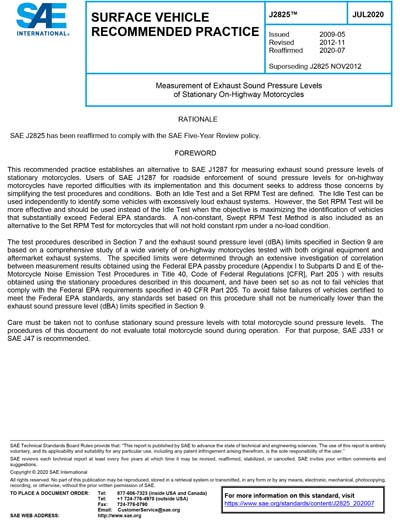 Standards PDF Cover Page