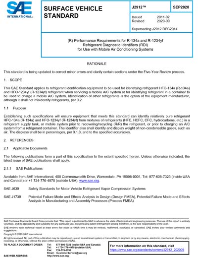 Standards PDF Cover Page