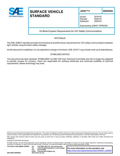 Standards PDF Cover Page