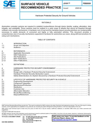 Standards PDF Cover Page