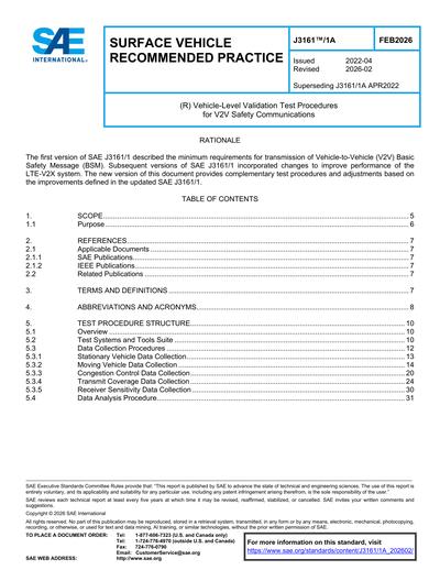 Standards PDF Cover Page