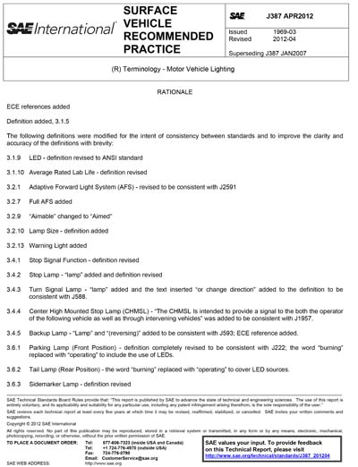 Standards PDF Cover Page