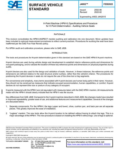 Standards PDF Cover Page