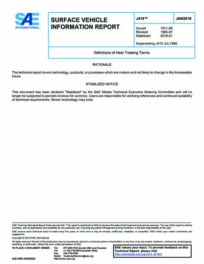 Standards PDF Cover Page