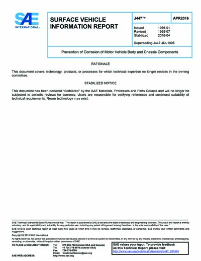 Standards PDF Cover Page