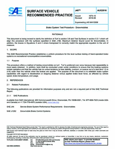 Standards PDF Cover Page