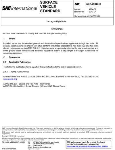 Standards PDF Cover Page